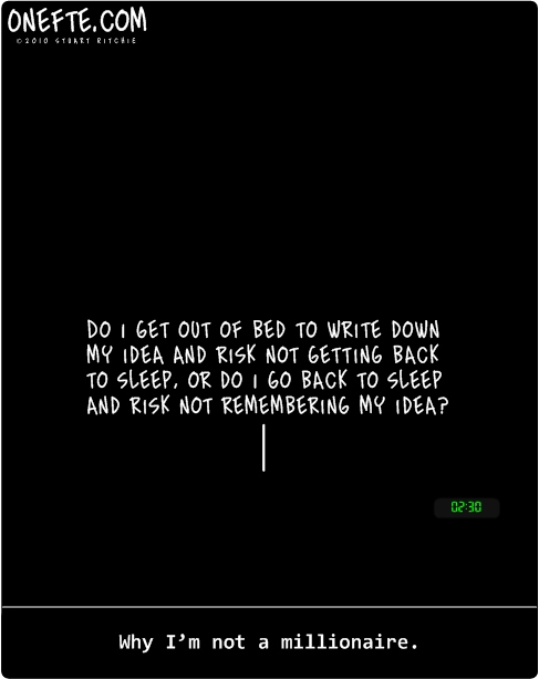 you snooze you lose