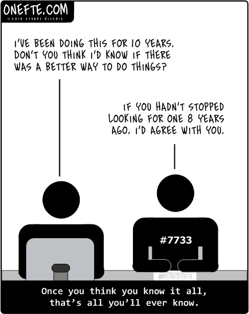 stupid newfangled ideas
