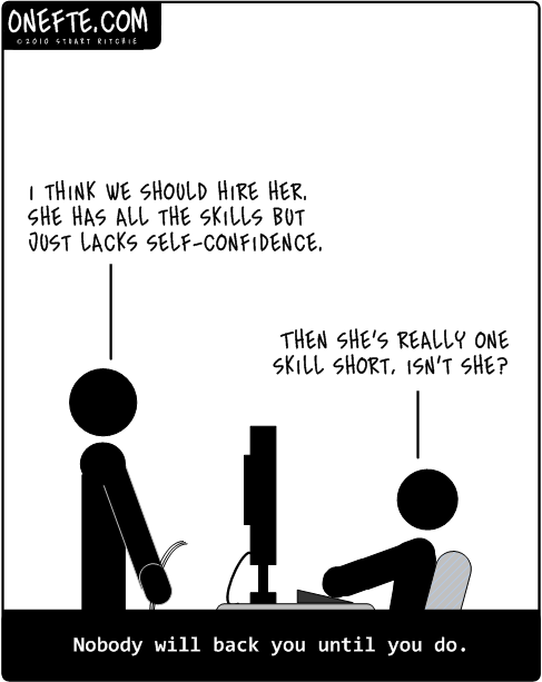 its a confidence game