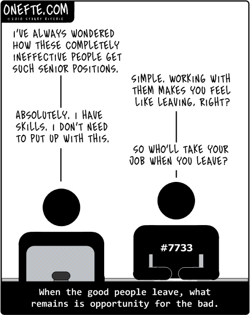 how bad people get good jobs