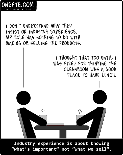 why industry experience matters