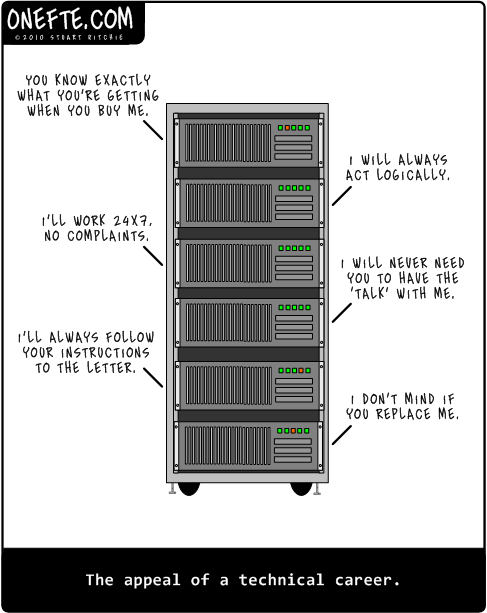 eternal sunshine of the technical mind