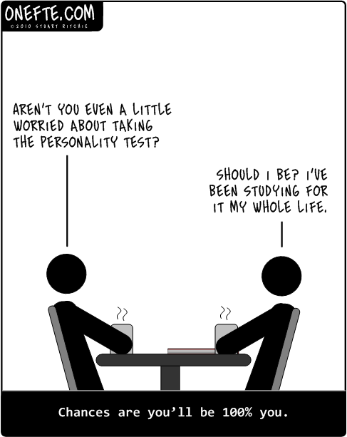 dont sweat the personality test