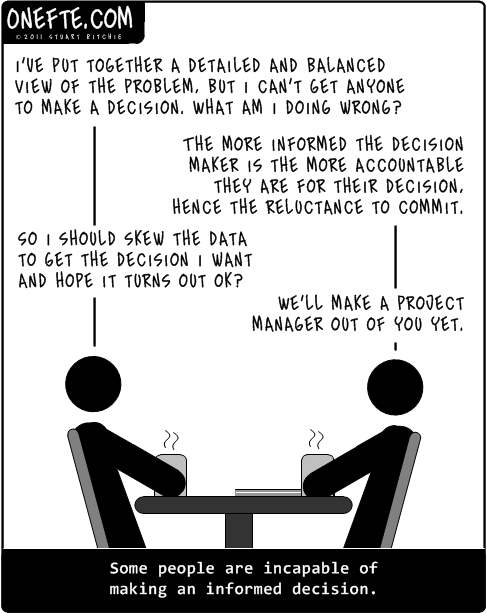 why they wont make a decision