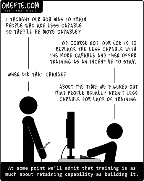 why we train people really